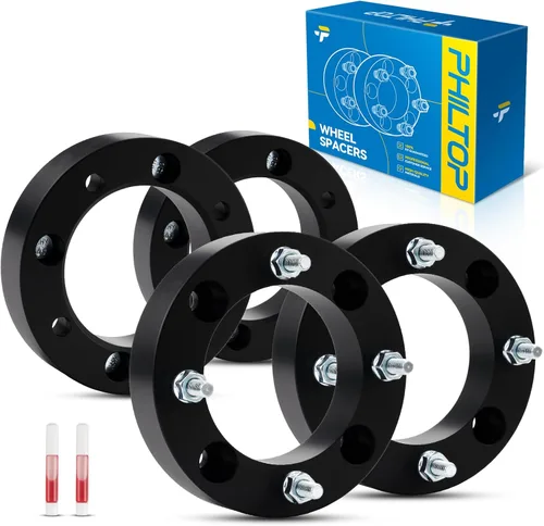 Miniatura 19 de PHILTOP Espaciador de rueda de 4 x 4 de 2 pulgadas, espaciadores de rueda centrados en las lengüetas para Polaris Trail Boss 330 2003-2013, Trail