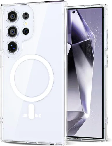 Miniatura 77 de Svanove para Samsung Galaxy S22 Funda de teléfono de silicona magnética, compatible con Magsafe, linda para mujeres, brillante color brillante, gel
