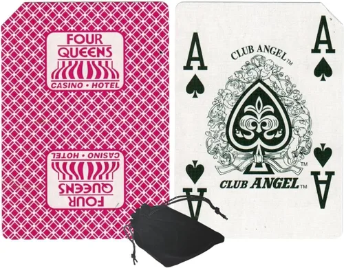 Miniatura 7 de Cyber-Deals Authentic Las Vegas Casino Table-Played Playing Cards – 52 Cards Each, No Jokers – Variety of Casinos & Colors Aliante - White/Blue
