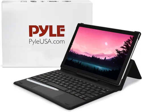 Pyle Pantalla HD de 1080p, 5000 mAh, tableta Android dual de 10.1 pulgadas, cámara 2 en 1, compatible con WiFi, procesador de cuatro núcleos, 2 GB