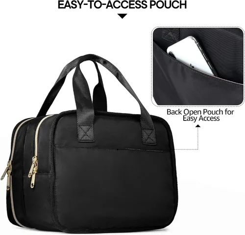Miniatura 5 de Fasrom Bolsa de extractor de leche portátil con enfriador y bolsa de hielo compatible con bombas Momcozy Medela y Elvie, funda de transporte de Negro