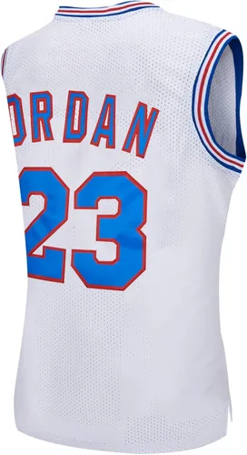 CAIYOO Mens 23 Movie Jersey 1 Bugs 10 Lola Stitched Basketball Jersey Sport Shirts 90s Hip Hop Clothing for Party