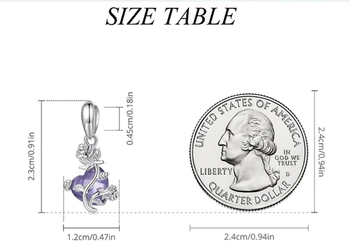 Miniatura 12 de Abalorios de plata de ley para pulseras, collares, familia para siempre, circonita cúbica, regalo de joyería para mujeres