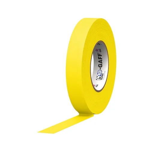 Miniatura 27 de Cinta Pro Gaff Gaffers de 1 pulgada de longitud de 55 yardas de longitud, color azul eléctrico mate. Cinta de alta resistencia de alta calidad