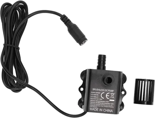 Miniatura 6 de Zerodis Bomba sumergible de policarbonato negro sin escobillas para acuario, fuente, sistemas de refrigeración por agua y circulación