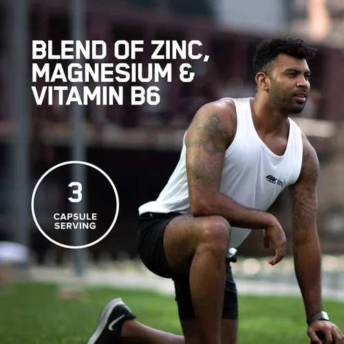 Miniatura 4 de Optimum Nutrition Suplemento de recuperación muscular y resistencia para hombres y mujeres, suplemento de zinc y magnesio, 180