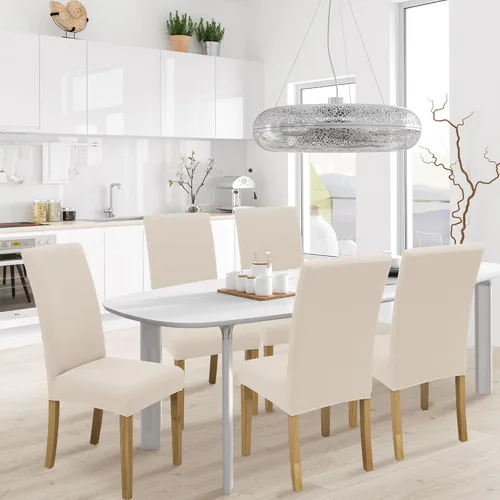 Miniatura 2 de BIETYONE - Fundas para sillas de comedor, juego de 2 fundas para sillas de comedor o cocina, lavables, protectoras, para sillas Parsons