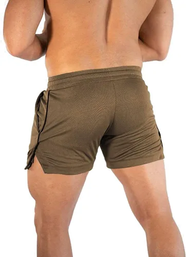 Miniatura 3 de EVERWORTH Pantalones cortos deportivos para hombre, pantalones cortos de entrenamiento para gimnasio, pantalones cortos casuales para correr