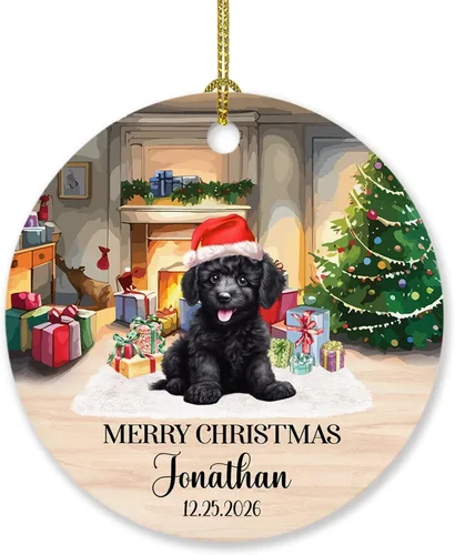 Miniatura 31 de Adorno de perro de Alaskan Malamute personalizado, árbol de Navidad, adorno de perro de Malamute de Alaska, regalos para amantes de los perros