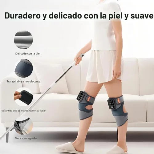 Miniatura 8 de IKEEPFIT - Masajeador de rodilla inalámbrico con calor y vibración para alivio del dolor, MAXwarm 4.0 [2025 Actualizado] - Rodillera eléctrica