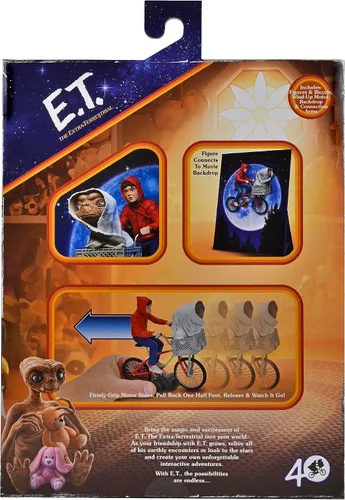 Miniatura 4 de NECA - E.T. La figura de acción a escala de 7 ″ del 40 aniversario extraterrestre – Elliott & E.T. en bicicleta