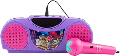 Miniatura 3 de Sakar Batman - Máquina de karaoke para niños con radio KO1 compatible con iPod y reproductor de MP3, radio portátil AM FM, incluye micrófono