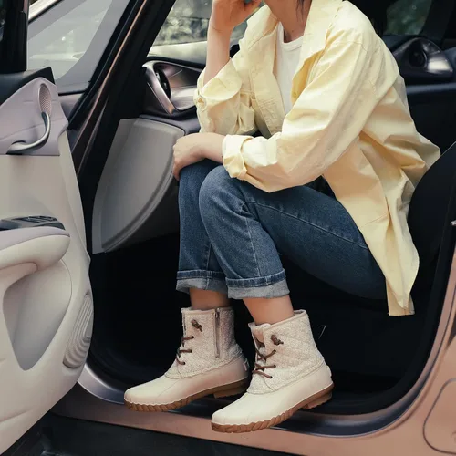 Miniatura 7 de STQ - Botas de pato para mujer, Botas de invierno acolchadas para la nieve