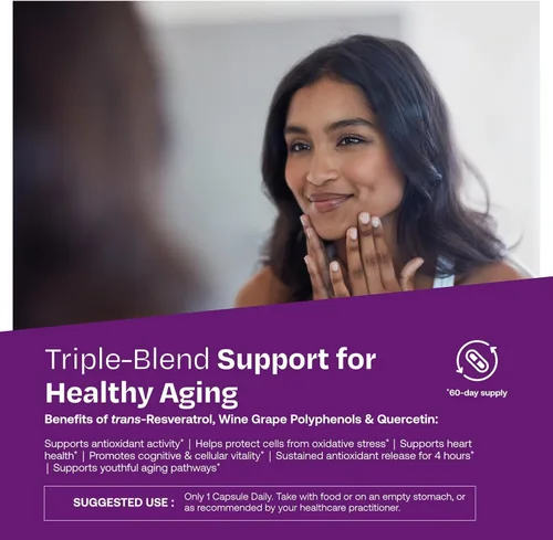 Miniatura 4 de ResVitále Resveratrol 500 mg - Suplemento de resveratrol para hombres y mujeres - 60 cápsulas vegetales