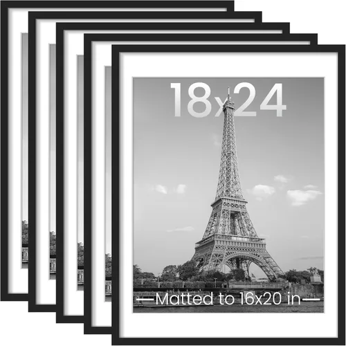 Miniatura 63 de upsimples - Portarretratos de 11 x 14 para galería de fotografías. Marcos para fotos de 8 x 10 pulgadas con paspartú o de 11 x 14 pulgadas sin Dorado