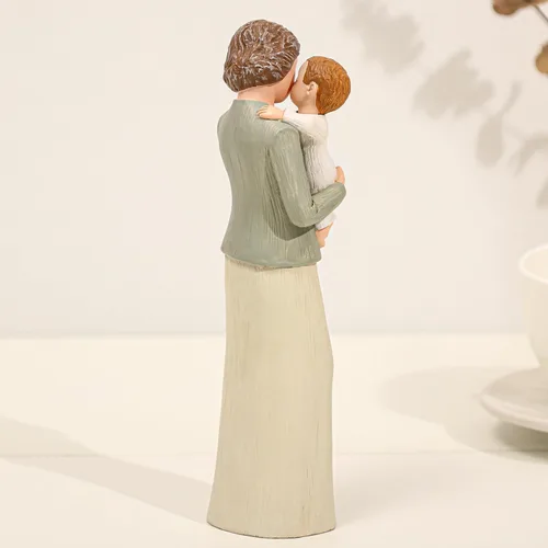Miniatura 4 de Hensonever Figuras de abuela, figuras esculpidas pintadas a mano para abuela y nieto, regalos de cumpleaños