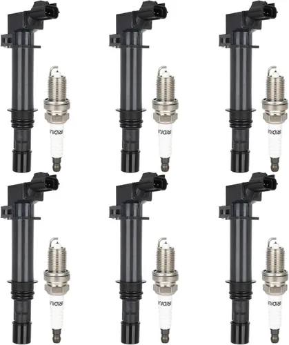 Miniatura 18 de ECCPP UF765 4 bobinas de encendido con 4 bujías de iridio A4 Q5 2014-2020 l4 2.0L 1.8L UF765