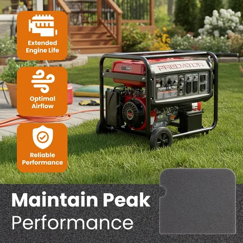 Miniatura 4 de Filtro de aire Spree compatible de repuesto para filtro de aire de generador Predator 8750W 7000W 6500W 5500W 13 hp/420cc
