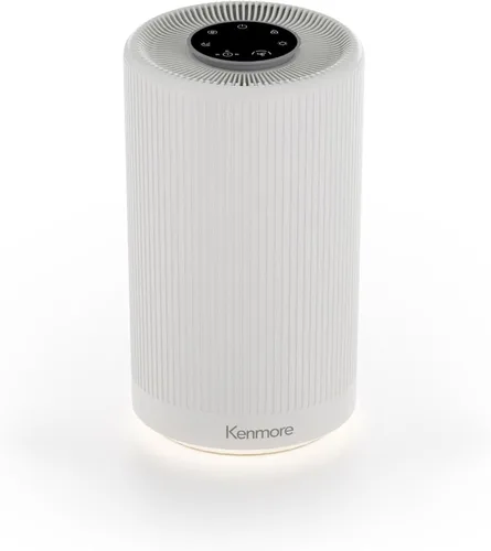 Miniatura 9 de Kenmore PM1010 Purificadores de aire para dormitorio hasta 348 pies cuadrados con filtro HEPA H13 auténtico, traba para niños, modo de sueño