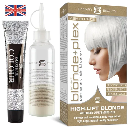 Tinte para el cabello rubio ceniza con acondicionador Plex para el cuidado del cabello añadido, color de cabello permanente con tonificador para