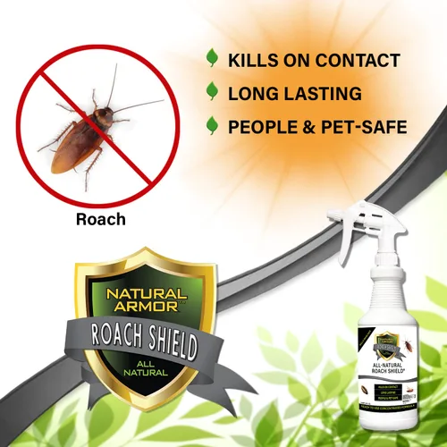 Miniatura 7 de Asesino de cucarachas y repelente de menta para cucarachas y cucarachas, espray natural y seguro para infestaciones en interiores y exteriores