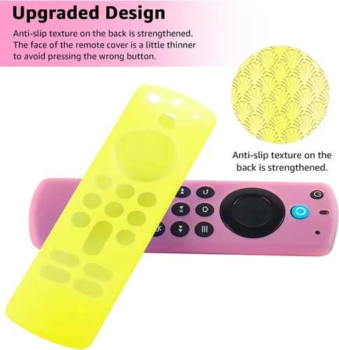 Miniatura 2 de （3 Pack） ONEBOM Funda Protectora de Silicona para Control Remoto, Funda de Silicona para Control Brilla en la Oscuridad