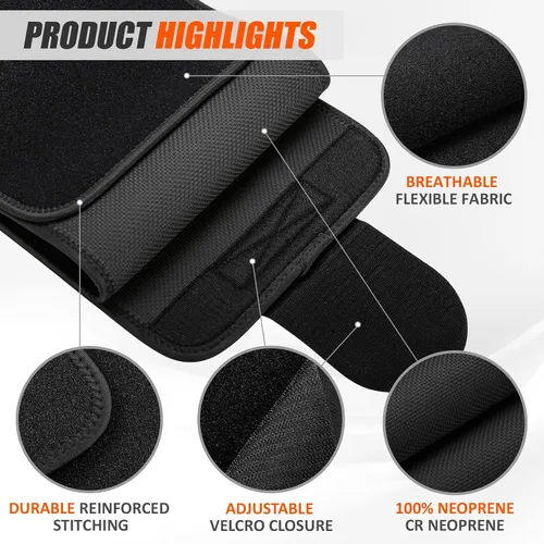 Miniatura 6 de Viyafit Cinturón Reductor de Cintura, Entrenador de Cintura Premium para Mujeres y Hombres