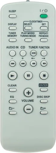 RM-SC55 Control remoto de repuesto aplicable para Sony Mini Hi-Fi Component System MHC-EC77 CMT-HPR90 MHC-EC55 MHC-GX99 MHC-EC68 HCD-EC55 HCD-HPR90