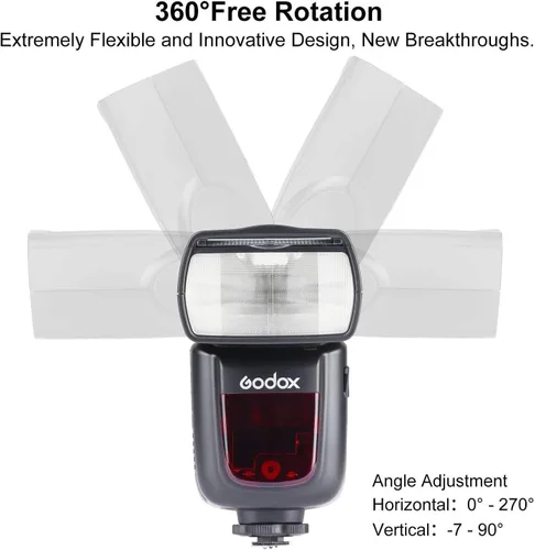Miniatura 6 de Godox VING V860IIC TTL - Kit de flash de iones de litio para cámaras Canon