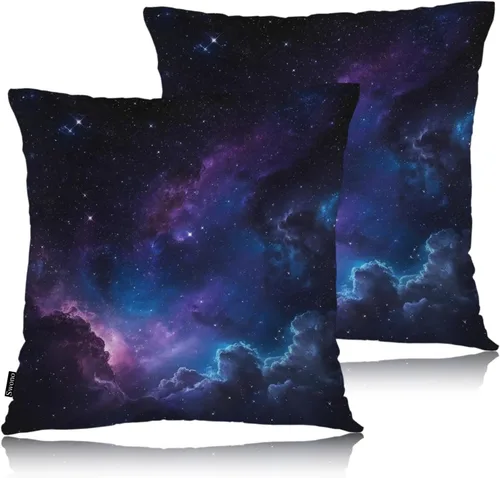 Miniatura 14 de Swono Raven - Juego de 2 fundas de almohada cuadradas de 18 x 18 pulgadas, diseño de pájaro salvaje, cuervos negros en rama de árbol, para el hogar