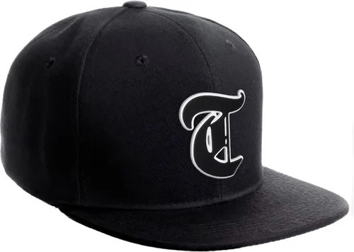 Miniatura 1128 de Daxton Gorra clásica con visera de billete plano con letras del alfabeto inglés antiguo de la A a la Z