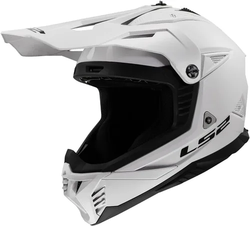Miniatura 8 de LS2 Helmets Gate II - Casco integral para motocicleta MX Brillo lavado rojo/azul/morado