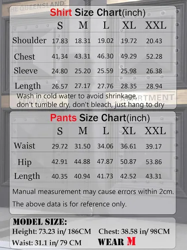Miniatura 6 de Babioboa Men's Long Tracksuit Basic T Shirt & Sweatpants set 2 Pockets Regular Two Piece Casual Daily Duty-off
