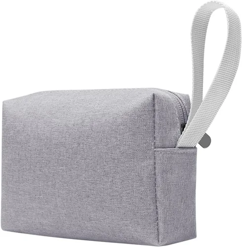 Miniatura 7 de Bolsa de cosméticos impermeable para mujer Organizador de maquillaje y artículos de tocador de viaje suave, gran almacenamiento portátil