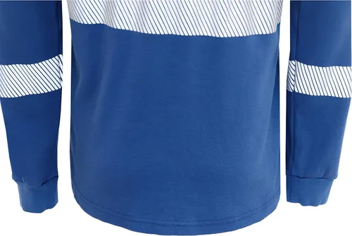 Miniatura 7 de BOCOMAL FR Tee Shirts High Visibility/Hi Vis Flame Resistant/Fire Retardant Shirt 7oz Reflective Hombres Seguridad Camisas Camiseta azul real/Hi Vis