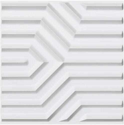 Miniatura 12 de Art3d - Panel de pared ondulado, azul, 19.7 x 19.7 pulgadas (paquete de 12)