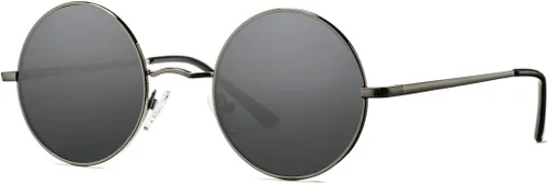 Miniatura 2 de COASION Gafas de sol polarizadas redondas retro con círculos UV400
