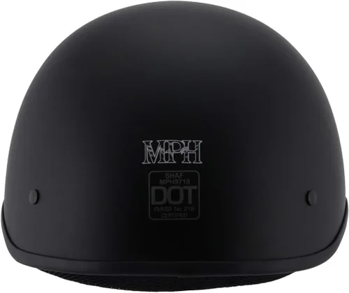 Miniatura 2 de Milwaukee Performance helmet-mph Bare Bones Dot casco mate – Color Negro Mate Mate negro