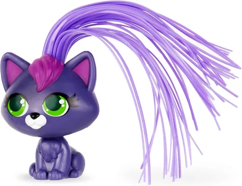 Miniatura 6 de Basic Fun CurliGirls Milli, The Fashionista & Vogue, her cat - Muñeca de peluquería de lujo con cabello MagiCurl - Estilo una y otra vez - A partir