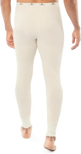 Miniatura 2 de Indera - Pantalón térmico de algodón pesado para hombre con punto de panal Johns de largo