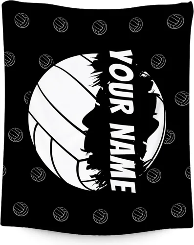 Miniatura 16 de Manta de voleibol, regalos de voleibol para niñas adolescentes, mantas deportivas para niñas, regalo para jugadores de equipo universitarios, manta