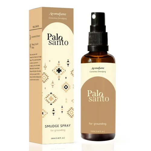 Spray Smudge de Palo Santo para Protección y Limpieza de Energía (0.33 Onzas) - Alternativa Limpia, Sin Humo y No Tóxica al Incienso y Sahumerios