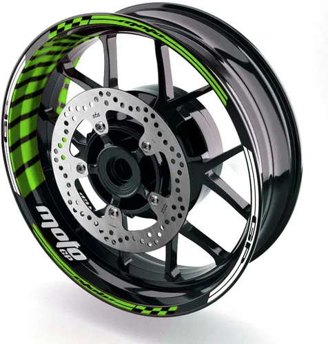MC MOTOPARTS Calcomanías de llantas de 17 pulgadas compatibles con ZX10R ZX10RR ZX-6R ZX-6RR 636 Z900 Z1000 Z650 Ninja 400 Ninja 500 R Z500 2024