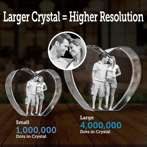 Miniatura 4 de Corazón de foto, regalos personalizados para esposa, papá, madre, abuelo, ella, mamá – Regalo personalizado con tu foto, regalos para parejas, base