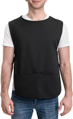 ROTANET Delantal de zapatero con 2 bolsillos profundos, unisex, impermeable, para pintura, limpieza, artista, para mujeres, hombres, adultos y