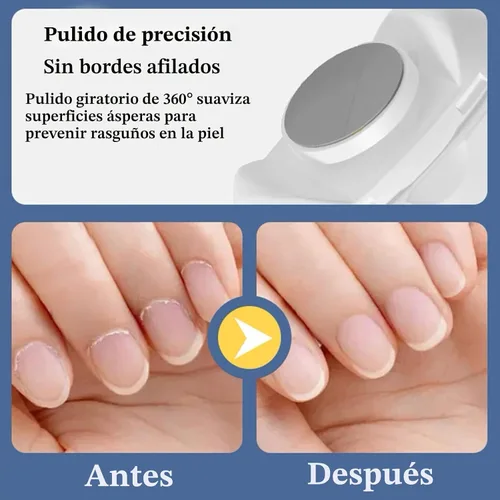 Miniatura 4 de Cortaúñas eléctrico, 2026 NUEVO Cortaúñas eléctrico 3 en 1 con luz LED y 3 velocidades, cortador de uñas automático silencioso de 360°