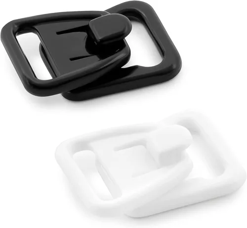Miniatura 2 de Dritz Pinzas para sujetador superior para mujer, negro, blanco, 3 8 pulgadas de EE. UU