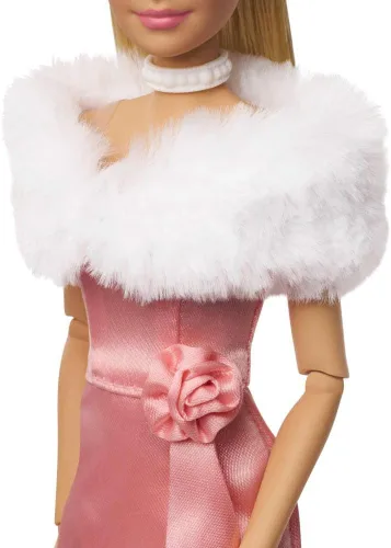 Miniatura 3 de Barbie Muñeca de moda de noche encantada en vestido rosa, Mattel Replay The Classics Collection
