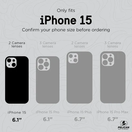 Miniatura 2 de Pelican Shield Series - Funda para iPhone 13/14 de 6.1 pulgadas [compatible con MagSafe] [protección contra caídas de grado militar de 21 pies]
