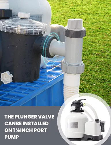 Miniatura 7 de POOLHACKER Piezas de piscina sobre el suelo, piezas de repuesto para piscinas para válvula de émbolo, kit de piezas de repuesto de puertos